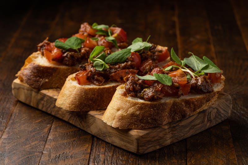 bruschetta antipasto starter pizza luce